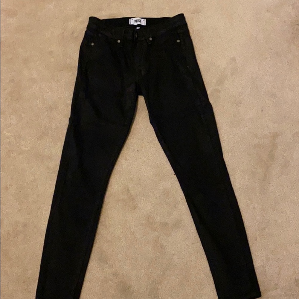 Paige Verdugo Ankle Black Jeans